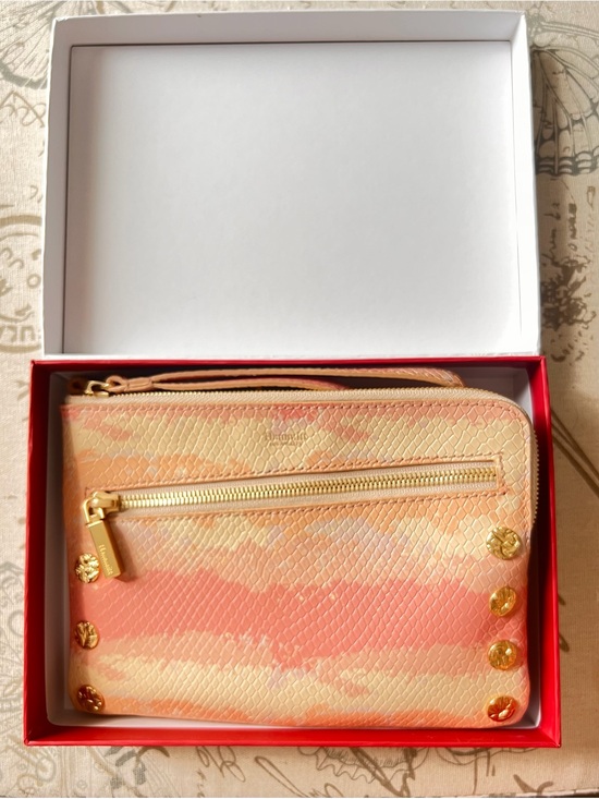 Hammitt Handbags - Hammitt Nash Pink Himalayan Gradient Wristlet Crossbody with Gold-Tone Accents